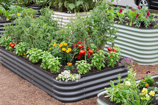 The Environmental Benefits of Using Recyclable Materials in Garden Design with Corten Steel-Style Planters