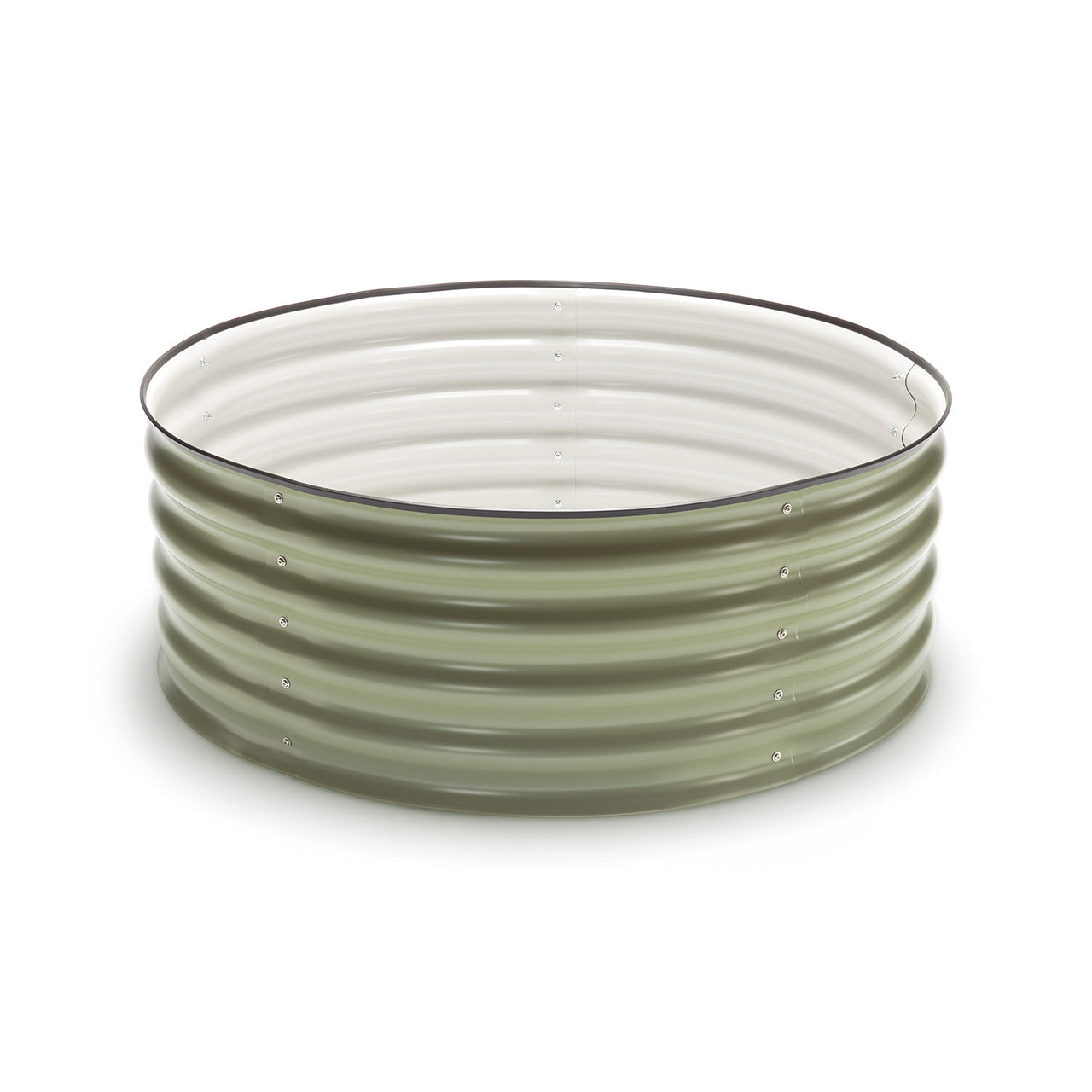 green round planter