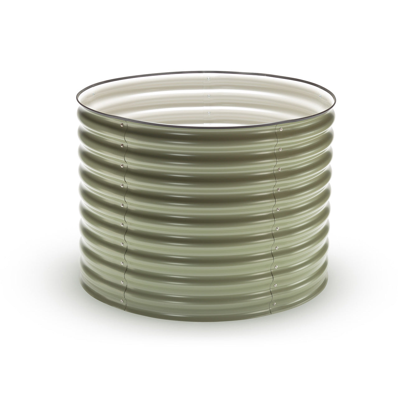 green round planter