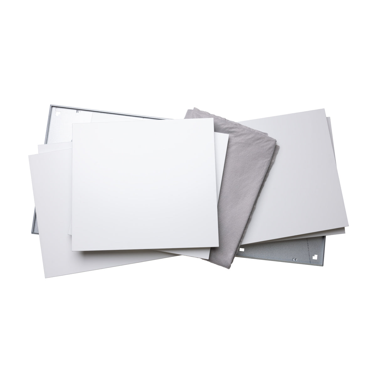 white planter box parts