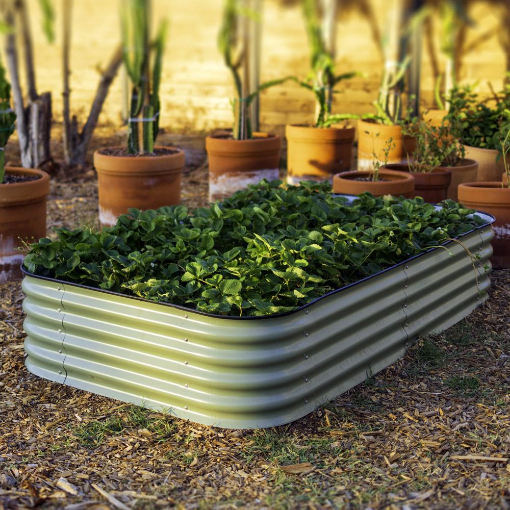 Tall 8-in-1 Metal Raised Garden Bed